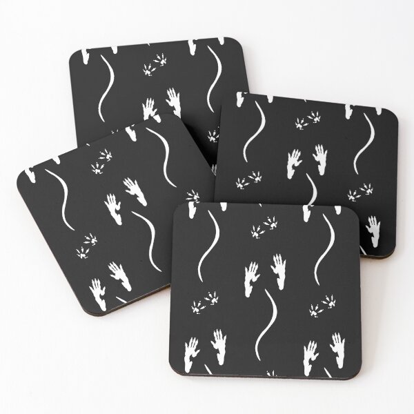 Item preview, Rat Tracks, Foot and Tail - White designed and sold by NickKnackPrints.
