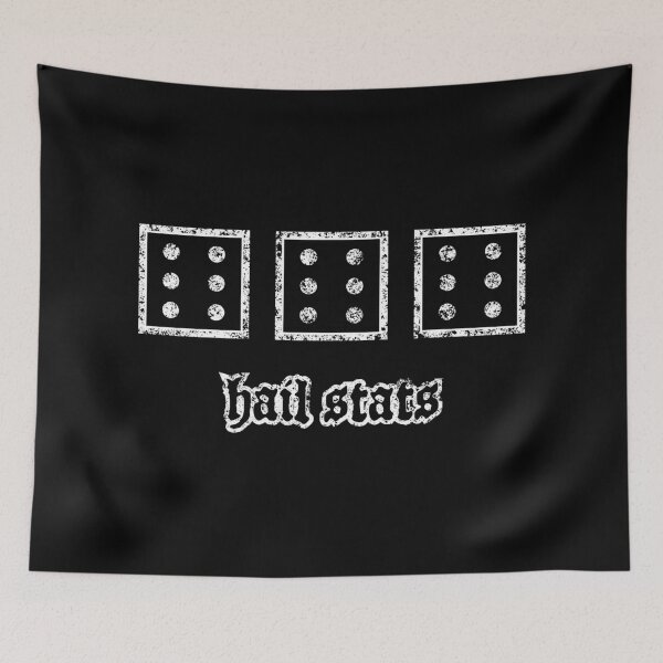 Item preview, Hail Stats 666 Dungeons Dragons Dice OSR designed and sold by DnlDesigns.