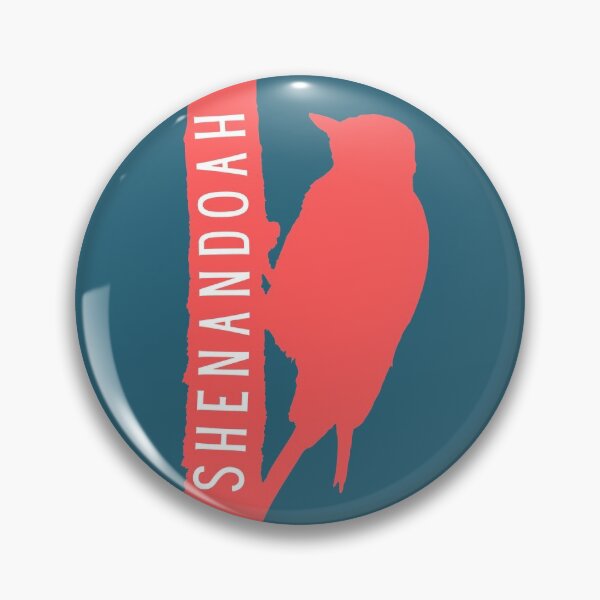 Item preview, Shenandoah downy woodpecker bird logo designed and sold by TheWaterBirds.
