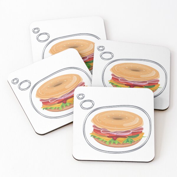 Artikelvorschau, Ich denke an Bagelsandwich entworfen und verkauft von foodisthekey.