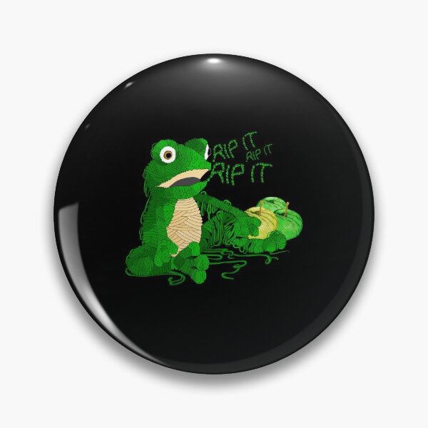 Item preview, Funny Knitting Frog Rip It Rip It designed and sold by Ginger217.