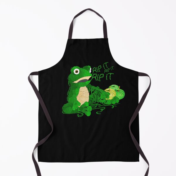 Artikelvorschau, Lustiger Strickfrosch Rip It Rip It entworfen und verkauft von Ginger217.