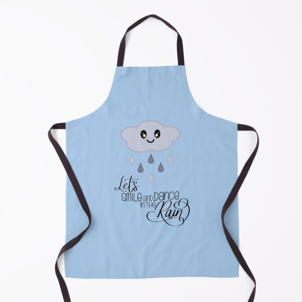 Item preview, Let's Smile and Dance in the Rain Kawaii Cute Rain Cloud in Light Blue designed and sold by Kelly Leung.