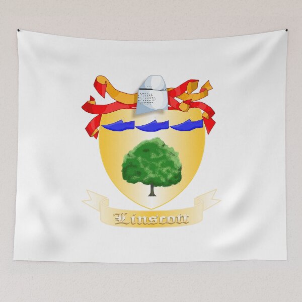 Item preview, Linscott Family Crest designed and sold by PlaidRat.