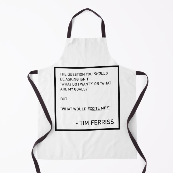Item preview, Tim Ferriss What Would Excite Me Quote designed and sold by JamiePullThatUp.