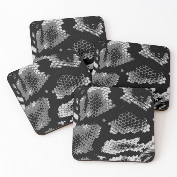 Item preview, Python Skin 3d Greyscale designed and sold by DesignFantazia.