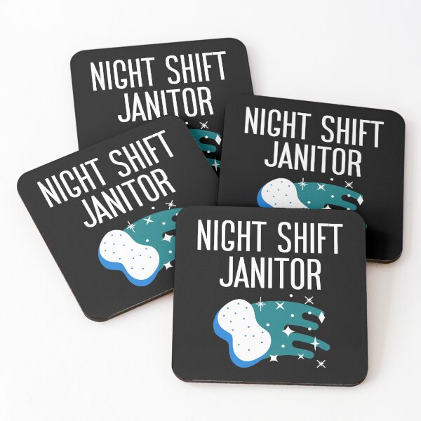 Item preview, Night Shift Janitor designed and sold by Wachi-A.