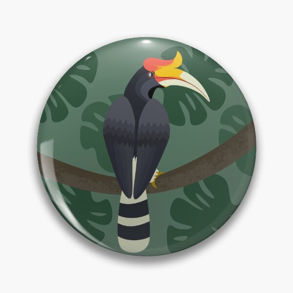 Item preview, Rhinoceros Hornbill designed and sold by libraryrat.