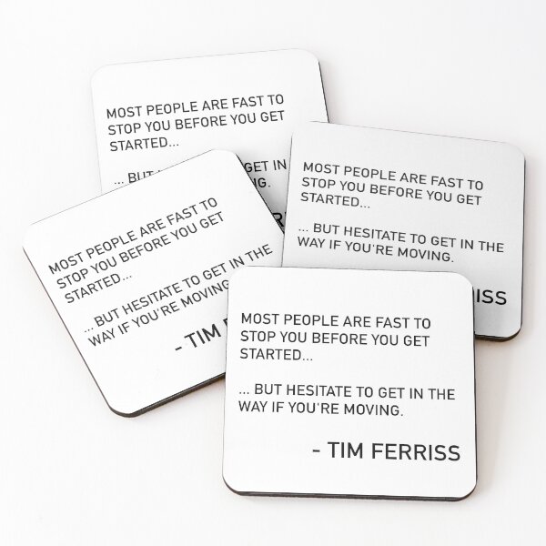 Item preview, La mayoría de la gente te detiene Tim Ferriss designed and sold by JamiePullThatUp.