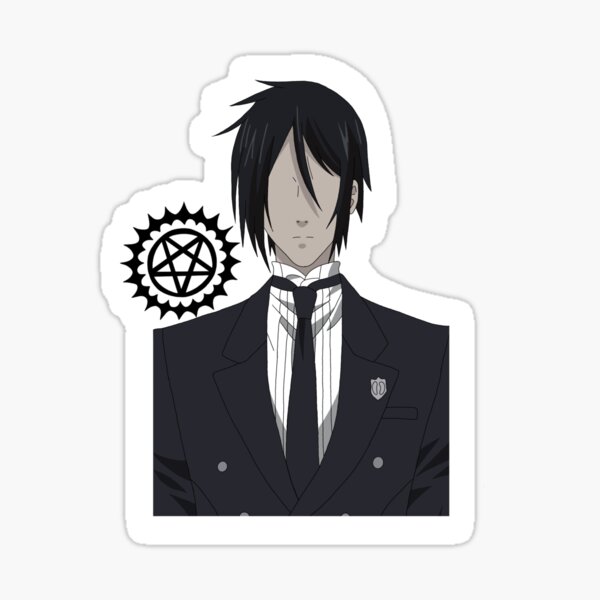 Black Butler Sebastian Michaelis Sticker For Sale By Prongsiepop