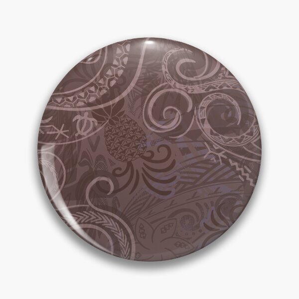 Item preview, Hawaiian - Polynesian Vintage Brown Pineapple Print designed and sold by sunnthreads.