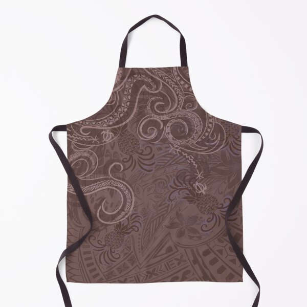 Item preview, Hawaiian - Polynesian Vintage Brown Pineapple Print designed and sold by sunnthreads.