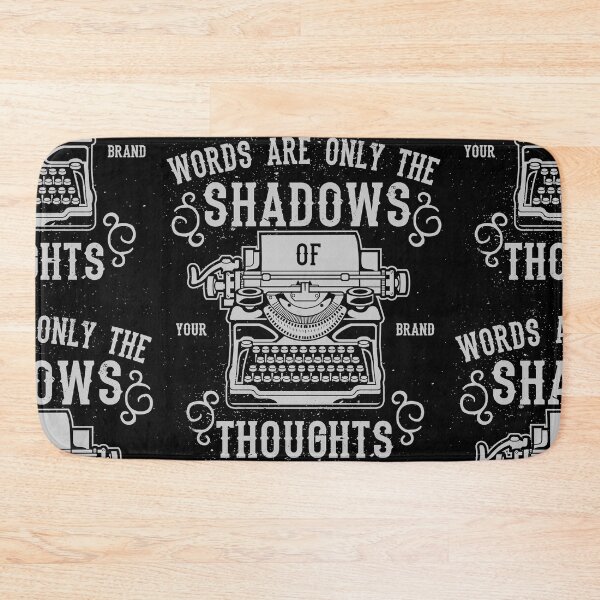 Item preview, Words are only the shadows of thoughts designed and sold by lunegreiros.