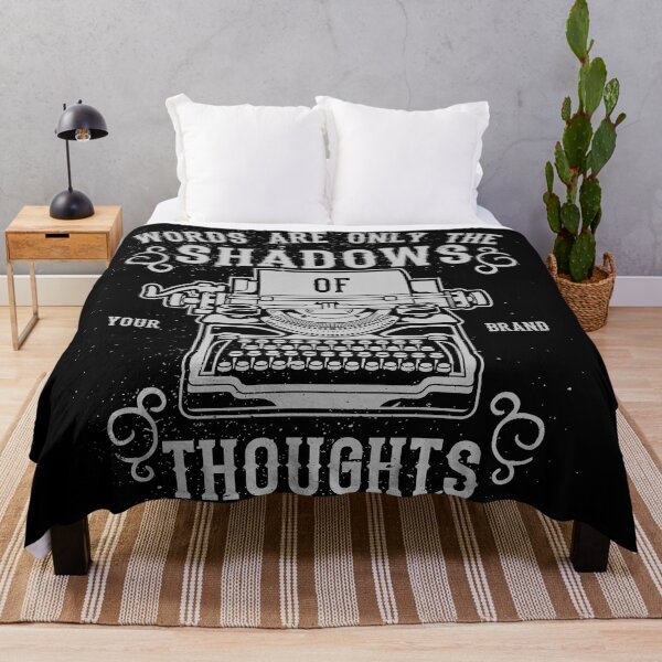 Item preview, Words are only the shadows of thoughts designed and sold by lunegreiros.