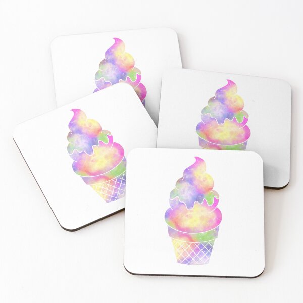 Item preview, Cosmic ice cream swirl white designed and sold by JacketDoodles.