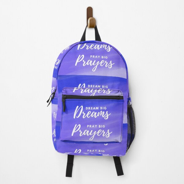 Item preview, Dream Big Dreams, Pray Big Prayers - Inspirational Quote - Blue Watercolor designed and sold by JLCole.