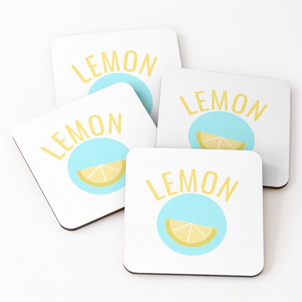 Item preview, Cute Lemon Fruit Curved Logo designed and sold by KloFree Creations.