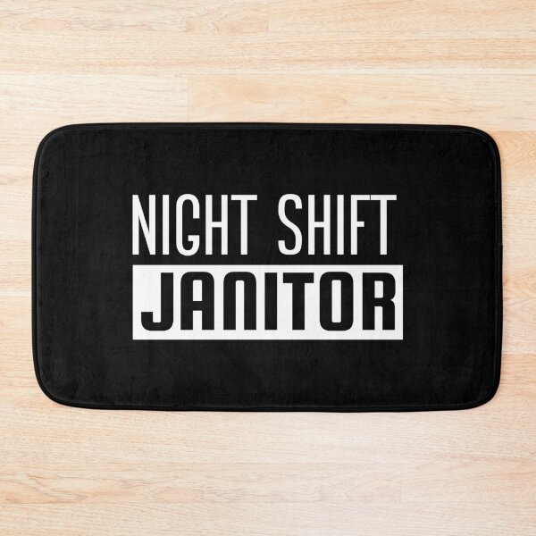Item preview, Night Shift Janitor designed and sold by Wachi-A.