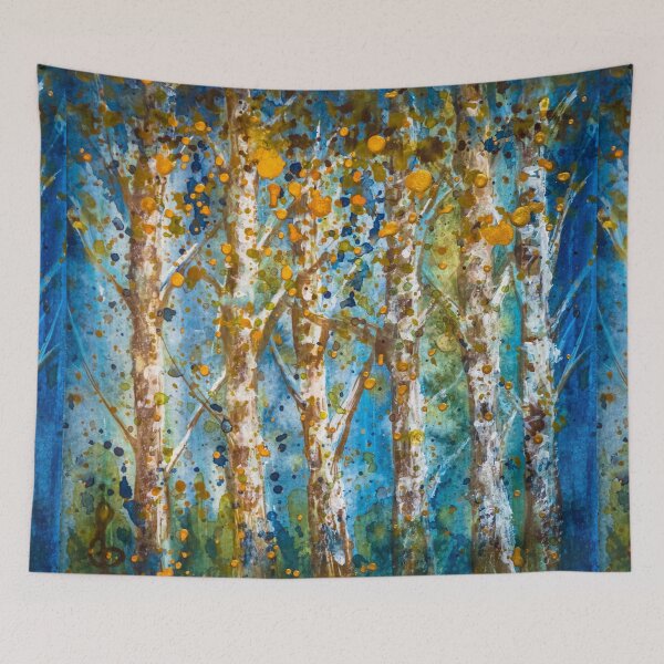 Item preview, Birch woods designed and sold by Red Witch Art.