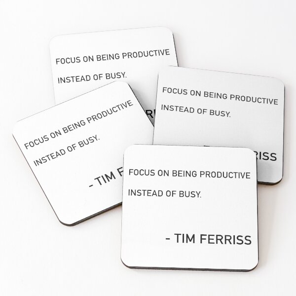 Item preview, Tim Ferriss se enfoca en ser productivo Cita designed and sold by JamiePullThatUp.