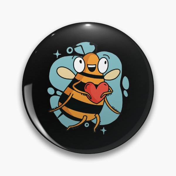 Item preview, Bee Heart  Cute Wholesome Bee  designed and sold by AlacrityGifts.
