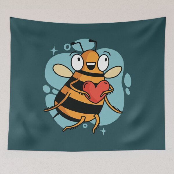 Item preview, Bee Heart  Cute Wholesome Bee  designed and sold by AlacrityGifts.
