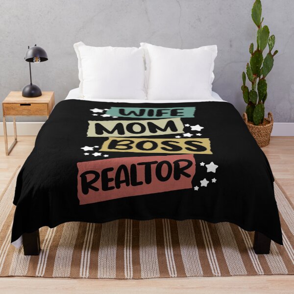 Item preview, wife mom boss realtor vintage designed and sold by Sage86.