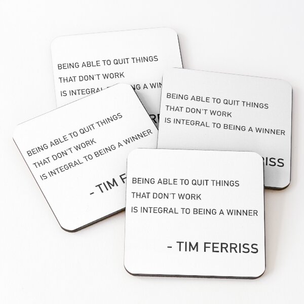 Item preview, Tim Ferriss deja las cosas que no funcionan Cita designed and sold by JamiePullThatUp.