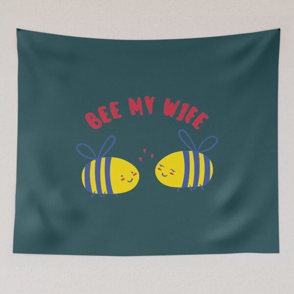Item preview, BEE MY WIFE  SAVE MORE BEES PLANT MORE TREES clean the seas  designed and sold by AlacrityGifts.