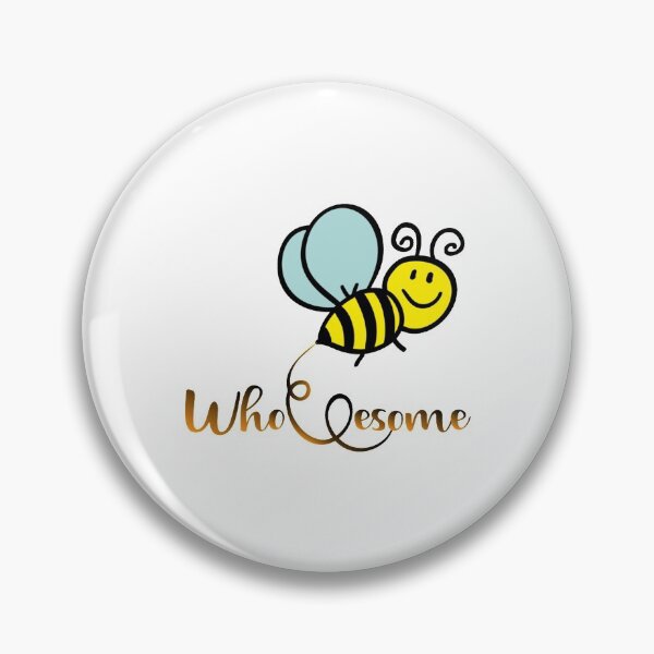 Item preview, cute wholesome bee designed and sold by AlacrityGifts.