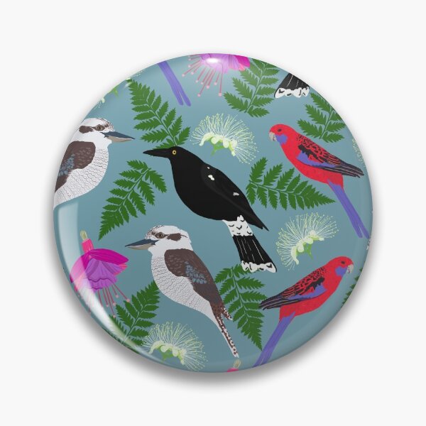Item preview, From your window Australian Birds Flowers designed and sold by Lozzie Eliza Designs.