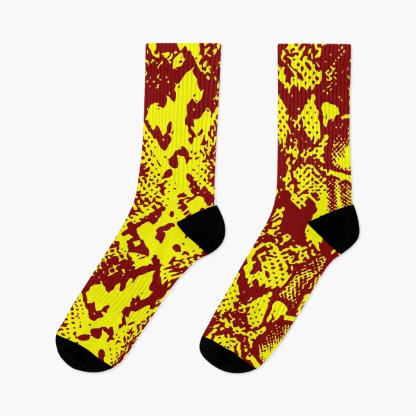 Item preview, Maroon and Yellow Python Skin Design designed and sold by DesignFantazia.