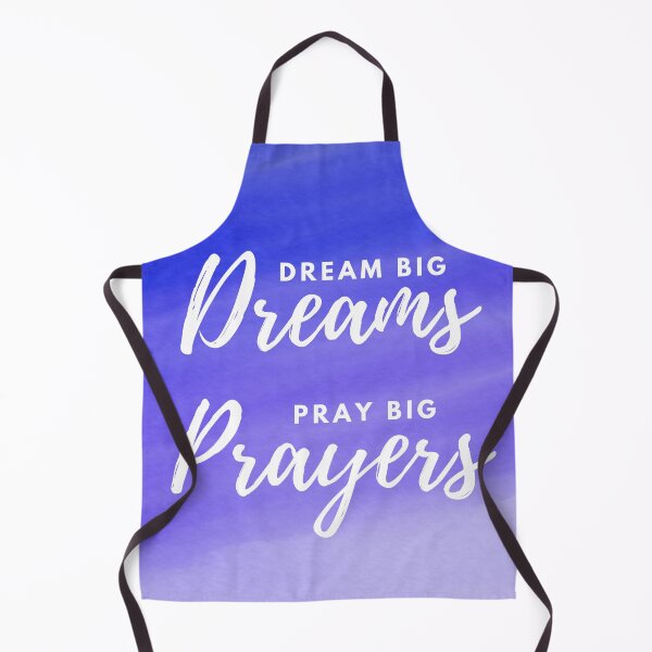Item preview, Dream Big Dreams, Pray Big Prayers - Inspirational Quote - Blue Watercolor designed and sold by JLCole.