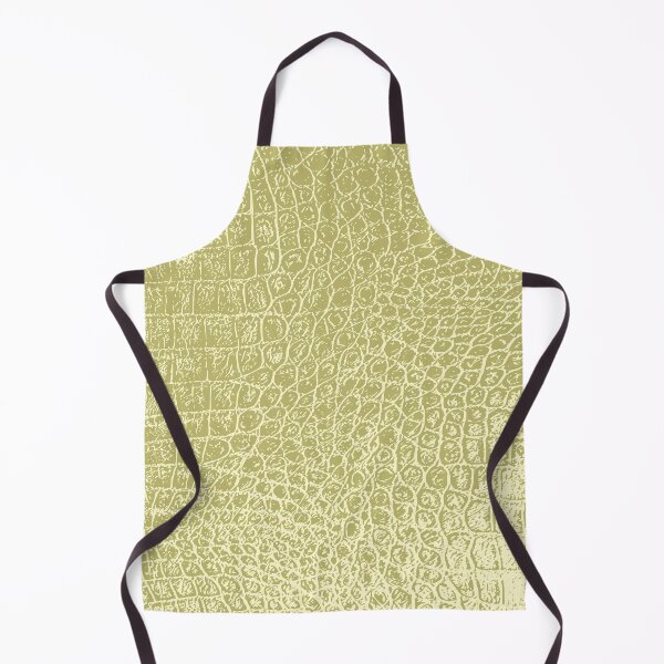 Item preview, Dark Khaki and Lemon Chiffon Crocodile Skin Design designed and sold by DesignFantazia.