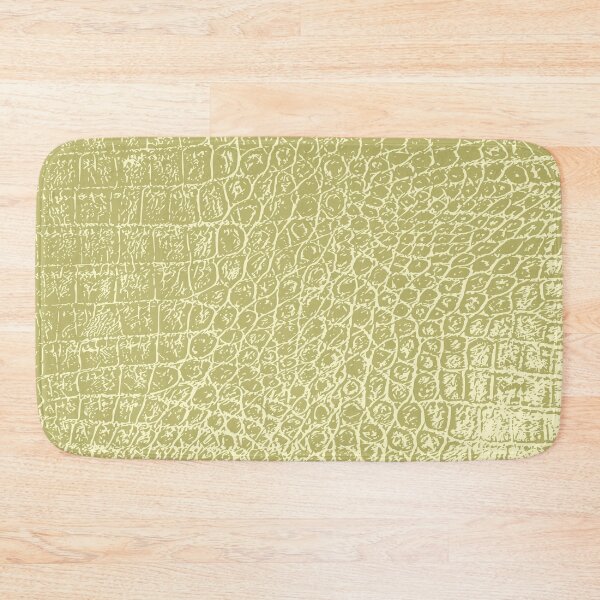 Item preview, Dark Khaki and Lemon Chiffon Crocodile Skin Design designed and sold by DesignFantazia.