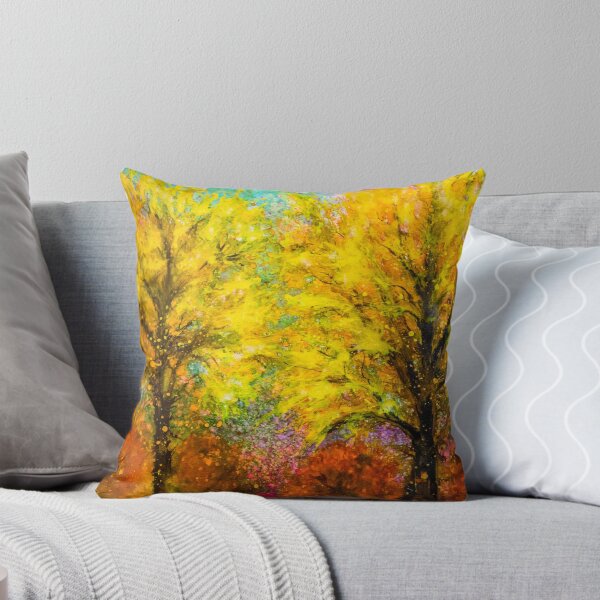 Item preview, Two yellow trees designed and sold by Red Witch Art.