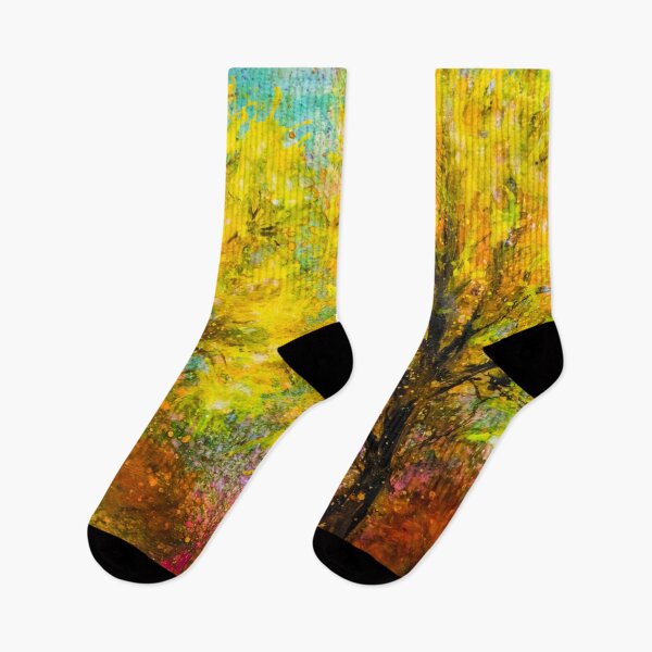 Item preview, Two yellow trees designed and sold by Red Witch Art.