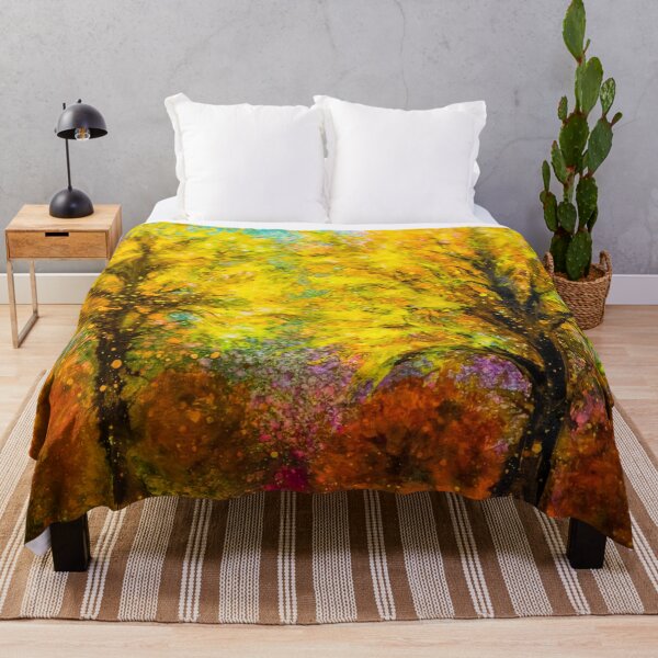 Item preview, Two yellow trees designed and sold by Red Witch Art.
