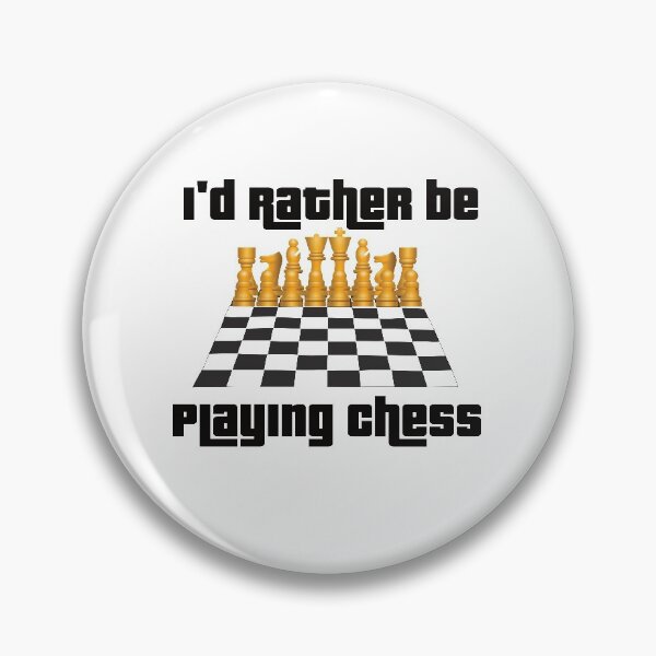 Item preview, I'd  Rather Be Playing Chess. Chess Board Black Snarky designed and sold by luvmhykdesigns.