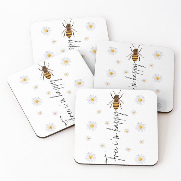 Item preview, cute wholesome bee free im happy designed and sold by AlacrityGifts.