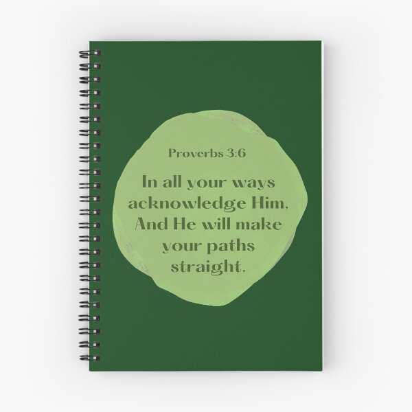 Item preview, Proverbs 3:6 Catholic Christian Verse designed and sold by MereFaith.