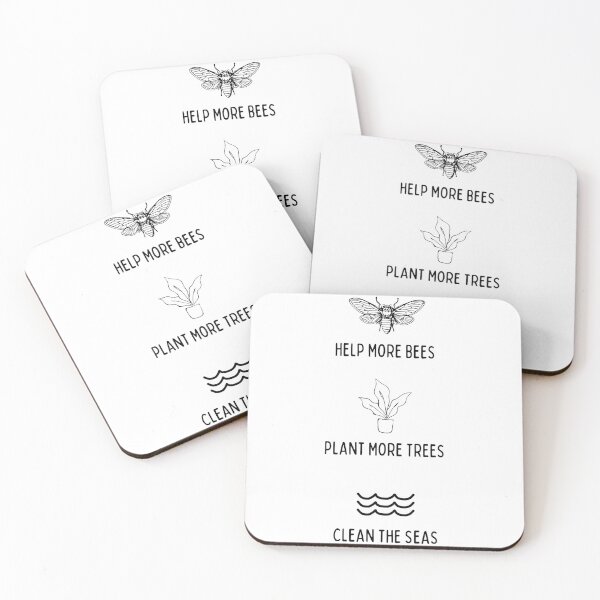 Item preview, help MORE BEES PLANT MORE TREES clean the seas designed and sold by AlacrityGifts.