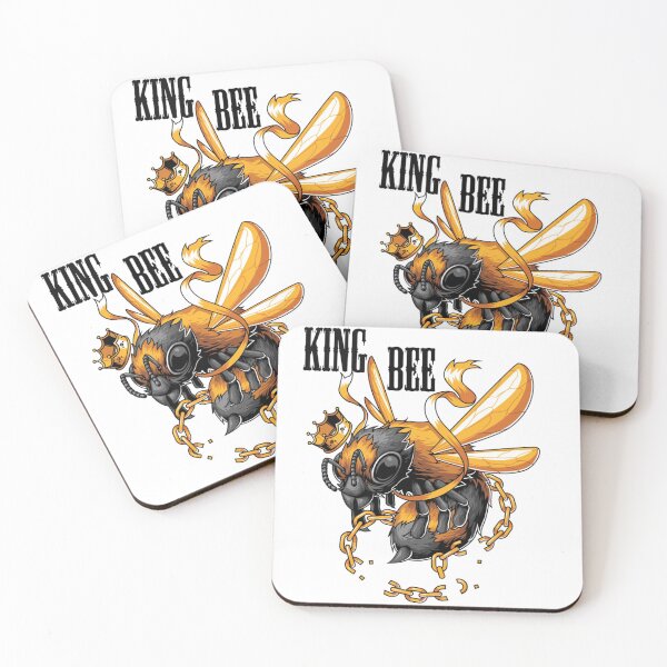 Item preview, KING BEE cute wholesome bee designed and sold by AlacrityGifts.