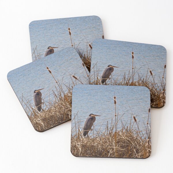 Item preview, Blue Heron Among The Reeds designed and sold by Jaime Miller.