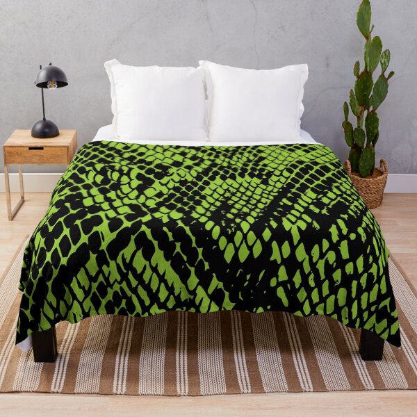 Item preview, Yellow Green and Black Snakeskin Design designed and sold by DesignFantazia.
