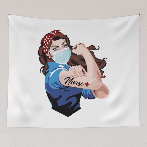Item preview, Rosie The Riveter - Woman Nurse designed and sold by Derplan9.