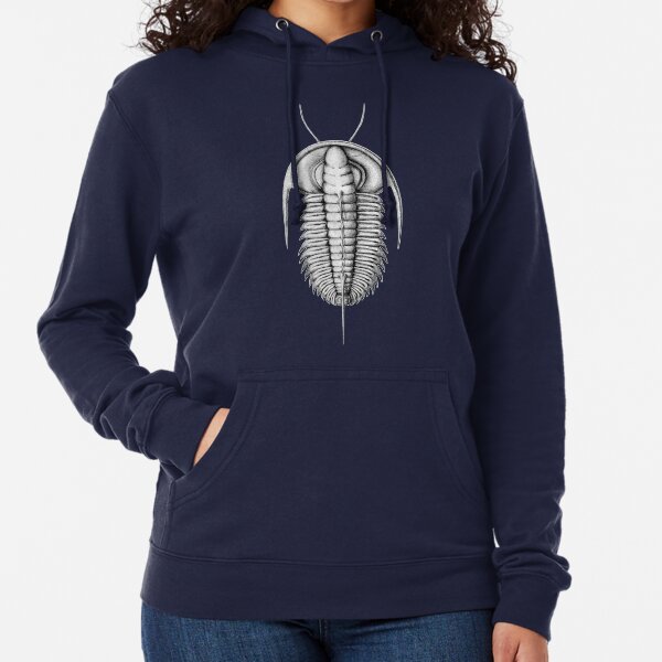 Redlichia, Cambrian Trilobite from Kangaroo Island Lightweight Hoodie