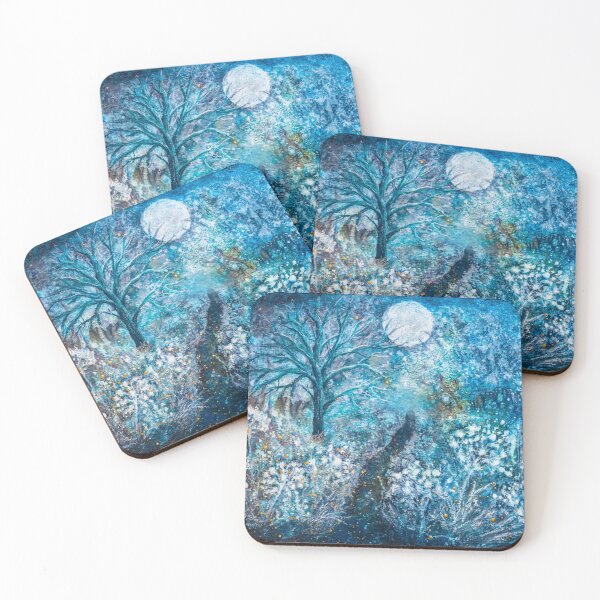 Item preview, Moonlight walk designed and sold by Red Witch Art.