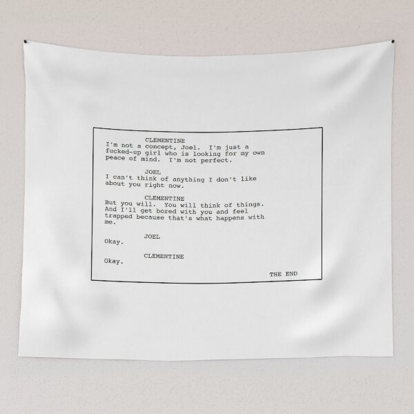 Item preview, Eternal Sunshine of The Spotless Mind - Script  designed and sold by claywalkr.