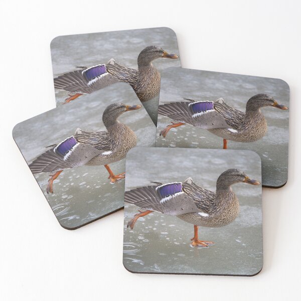 Item preview, Mallard Duck Ice Skating designed and sold by Jaime Miller.